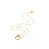oly-47bb29de2361e33b36fcb77072d13390 Wholesale Diamond-Encrusted Double-Ring Möbius Ring Couple Necklace, a Pair of Men's and Women's Light Luxury Niche High-End Valentine's Day Gift