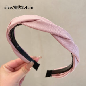 Twist hairband [pink]]