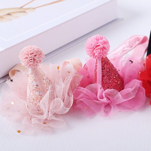 Wholesale Style Cute Baby Crown Small Hat Hair Band Baby Newborn Simple Hundred Years Old Banquet Headwear