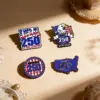 Wholesale United States Cartoon Pinback Badge Metal Pin Featuring Stamping Craft In Multicolor