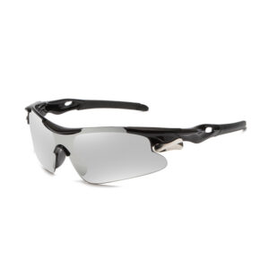 Bright black frame white mercury
