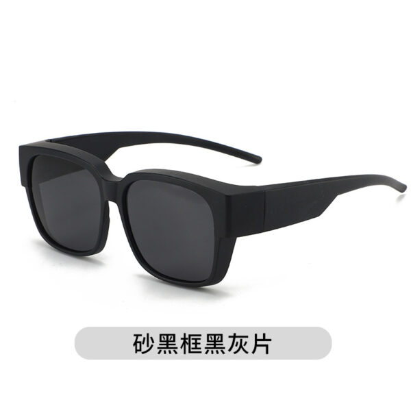 Wholesale Shake Tone Glasses Myopia Sunglasses Polarized Anti-UV Strong Light Large Frame Sunglasses Men's Clip Women's Driving Glasses