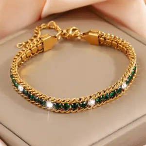 Multicolor / Average Size / Gold +Dark Green One-piece Outfit