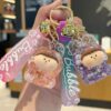 Wholesale Internet Celebrant Oil-in Acrylic Lilith Quicksand Key Chain Cute Flash Doll Pendant Gift Quicksand Key Chain