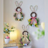 Wholesale wholesale Easter Garland foam egg rabbit Garland decoration home decoration door hanging wall hanging decoration