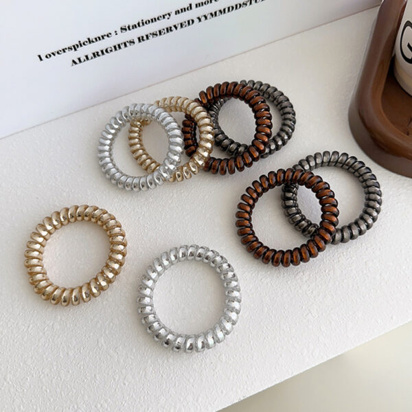 Wholesale High-Elastic Phone Cord Hair Ties, Seamless Hair Ties, Women's Large Balls, Scalp Tendons, Ponytail Hair Accessories