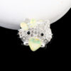 oly-48718f0267d524a9c172cc04f5711110 Wholesale Heavy industry cute cartoon cat drill ball straight hole beads DIY mobile phone chain key chain bag chain accessories