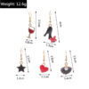 Wholesale jewelry elegant fashion flower rose small daisy earrings love unicorn bee earrings