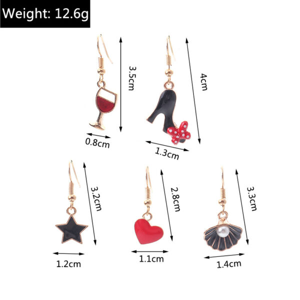 Wholesale jewelry elegant fashion flower rose small daisy earrings love unicorn bee earrings