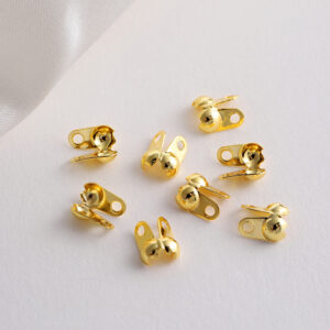 18k gold (side bag) / 1.5*2.5*4mm/aperture 0.7mm (100 pcs/pack)