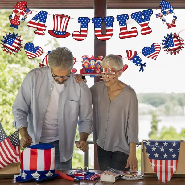 oly-488fae7034b8fe8b26c90f2c5f9f0ad5 Wholesale Dwarf Flag Cake Decoration American National Day Decoration Props Paper Tablecloth Hanging Decorations