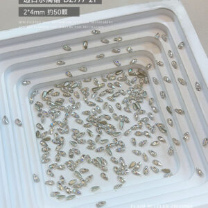 Transparent water drop zirconium 2*4mm (dz777-21)