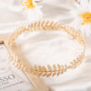 oly-48c8810e85db2d140d4cb7baca40484c Wholesale style bridal leaf headband, bridal gold leaf headpiece, hair accessory crown headband Christmas