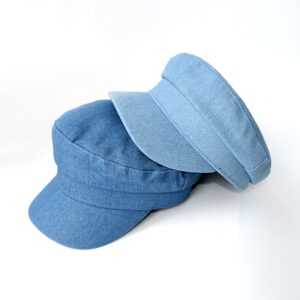 Wholesale Japanese and Korean-style Light Denim Casual Cap Vintage Fashion All-match Street Navy Hat Simple Casual Paintwork Hat