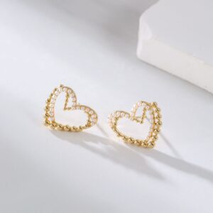 He01554 double layer love heart