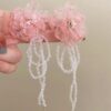 oly-4909b4f14b6ac43e52e96c77f1755b07 Wholesale Pollen ~ Retro Flower Crystal Tassel Earrings Advanced Fairy Temperament Niche Design Holiday Style Exaggerated Earrings