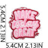 oly-49165edc67a9ed8255b5b029c5c81427 Wholesale Xiaotian Star Inspirational Quotations Embroidered Cloth Patch Clothes Decorative Letter Patch Positive Energy Embroidered Patch Ironing