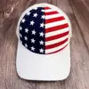 Wholesale Original Design American Flag Baseball Cap With Curved Brim, Breathable Cotton Material Featuring Printing Craft