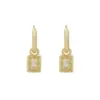 Wholesale 1 Pair Simple Style Classic Style Solid Color Inlay Copper Zircon Earrings