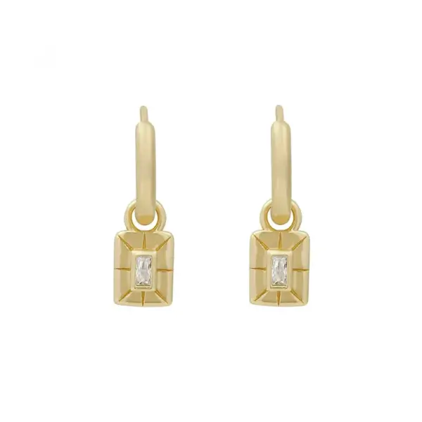 Wholesale 1 Pair Simple Style Classic Style Solid Color Inlay Copper Zircon Earrings