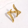 oly-4973b8c29f15d67aef3b73cbb9495648 Wholesale Stainless steel ring, gold-plated, waterproof, colorfast, geometric design, titanium steel ring