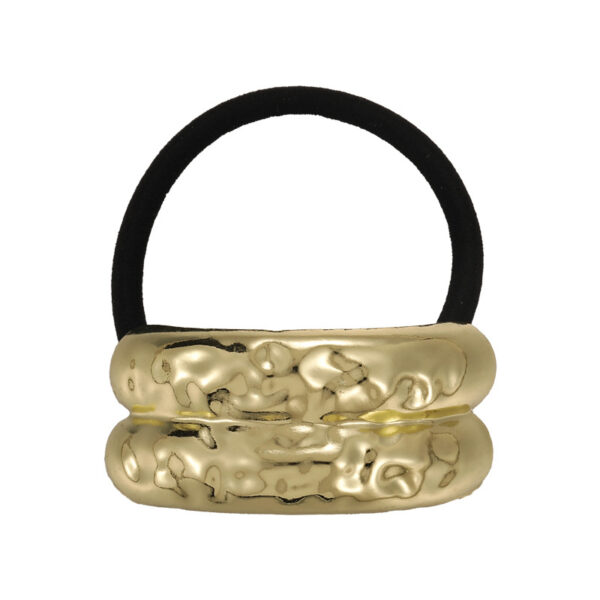 oly-497da09885ff88bda5eed175730ee6f7 Wholesale cold style geometric metal concave-convex elastic hair ring all-match design geometric hair rope retro temperament head rope
