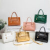 oly-497ebd2af7dfefc1083c4f9dc808c863 Wholesale Glossy stone-textured Birkin bag, handbag, shoulder bag, crossbody bag, small square handbag