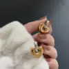 Wholesale 1 Pair Casual Elegant Heart Shape 201 Stainless Steel 304 Stainless Steel Titanium Steel 18K Gold Plated Gold Plated Drop Earrings