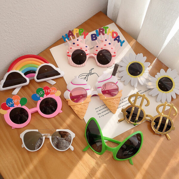 Wholesale Shake Tone with Internet Red Birthday Glasses Party Party Glasses Sunglasses Funny Glasses