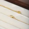 Wholesale Geometric Necklace For Women With Amazonite Inlay, Copper Base, 18K Real Gold Electroplated Bezel Setting And Box Chain