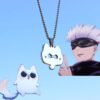 Wholesale Rabbit Couple Necklace ins No Falling Creative Kitten Puppy Pendant for Girlfriends Valentine's Day Gift