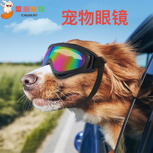 oly-49f0d7989979991ab04853267153d44b Wholesale Pet Glasses Dog Windproof Eye Protection Ski Goggles Alaska Golden Retriever Large Dog Sunglasses