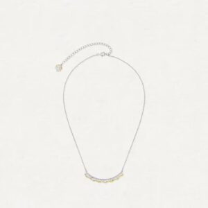 Xl627 long silver color skirt lace necklace