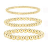 oly-4a01c3f35efe6d76e45a981c3f45f06d Wholesale Beaded Gold Bracelet for Men and Women Color-retaining Gold Plated Stretch Multi-layer Stacked Round Beaded Bracelet Bracelet