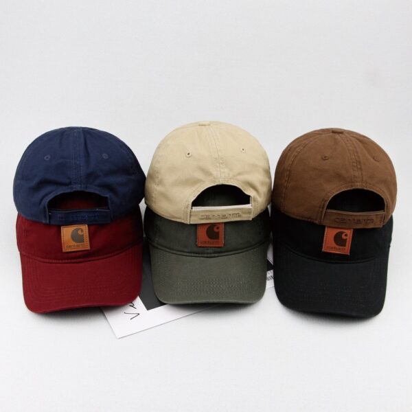 oly-4a1ca0fd082286f14bf8f4b9954349d7 Wholesale Hat Men's Carhartt Baseball Cap Summer Sun Hat Casual Workwear Washed and Distressed Soft Top Peaked Hat Women's Trendy Brand