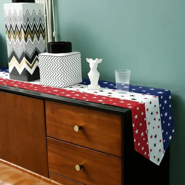 Wholesale Independence Day Linen Tablecloth, Perfect For Festive Home Decor And Celebrations