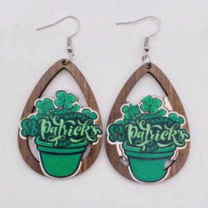 JE1207F / Wooden earrings