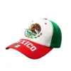 Wholesale American Flag Baseball Cap With Curved Brim, Breathable Polyester Material Featuring Printing, Ideal For Football World Cup