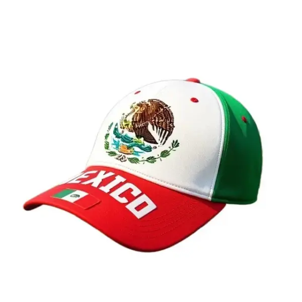Wholesale American Flag Baseball Cap With Curved Brim, Breathable Polyester Material Featuring Printing, Ideal For Football World Cup