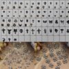 Wholesale Vintage Nail Art Jewelry Wholesale Punk Cross Scout Flower Diablo Silver Metal Nail Jewelry