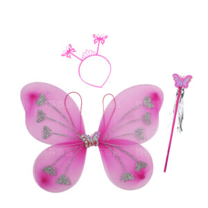 Rose Red (fairy stick + plastic headband) / Free size