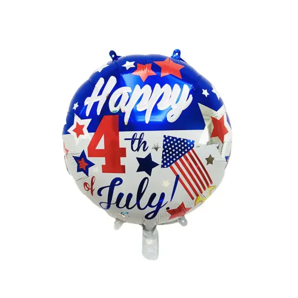 Wholesale 18inch Aluminum Foil Balloon Star Shape Celebration Decoration Party American Independence Day Outdoor Indoor Activities