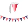 Wholesale American Independence Day Party Decoration Triangle Flag Custom Banner Decoration Festive Atmosphere Party Supplies