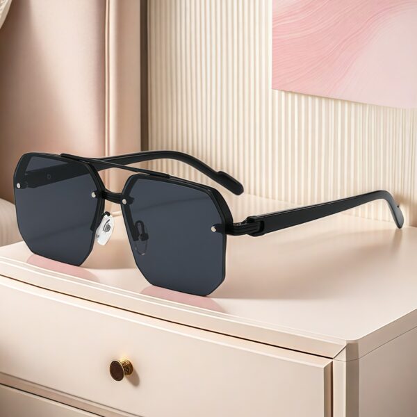 oly-4aba734a258e546f62cc22ac7b5aa49d Wholesale Boys' Driving Sunglasses, Big Face, Slimming, Anti-Uv Driving Glasses, High-End Half-Frame Sunglasses