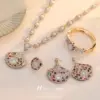 Wholesale Sector Jewelry Set For Women With Electroplated Copper And Baroque Pearl Inlay Featuring Beaded Chain