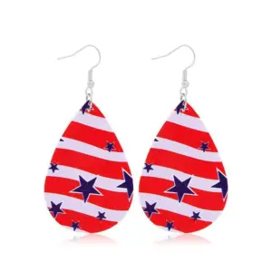 Beautiful National Flag Earrings【07】 / Source Factory【Same-day Shipping】