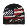 oly-4af2bba37b743cc6c81ebcec8f8bdadc Wholesale Men's Winter Knitted Hat American Flag Star Embroidery Ear Protection Woolen Cap Vintage Style Overhead Design Autumn Season
