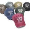 Wholesale Coated Washed Baseball Cap Denim Duckbill Cap Dad Hat Outdoor Advertising Vintage Washed Baseball Cap