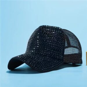 Black mesh hat black diamond / Adjustable