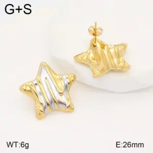 Gold / 26 * 26mm / 1 Pair/Package